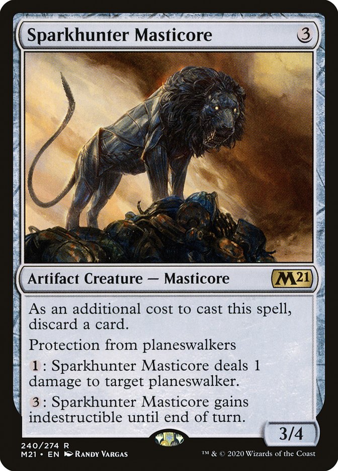 Sparkhunter Masticore [Core Set 2021] | Devastation Store