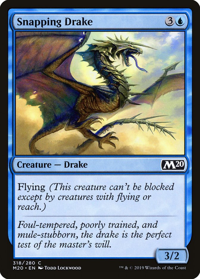 Snapping Drake [Core Set 2020] | Devastation Store