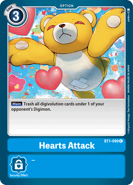 Hearts Attack [BT1-099] [Release Special Booster Ver.1.0] | Devastation Store