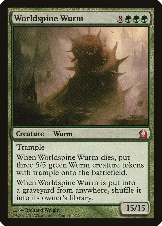 Worldspine Wurm [Return to Ravnica] - Devastation Store | Devastation Store