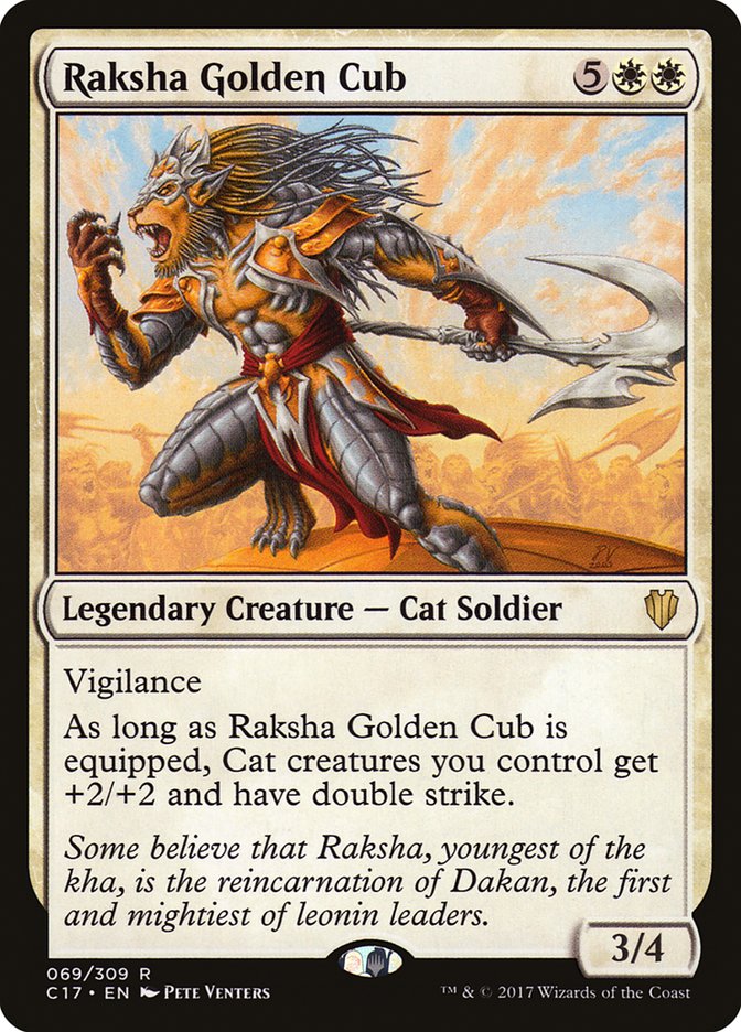 Raksha Golden Cub [Commander 2017] - Devastation Store | Devastation Store