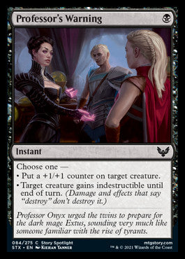 Professor's Warning [Strixhaven: School of Mages] | Devastation Store