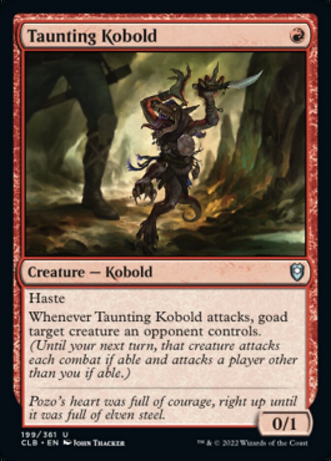 Taunting Kobold [Commander Legends: Battle for Baldur's Gate] | Devastation Store