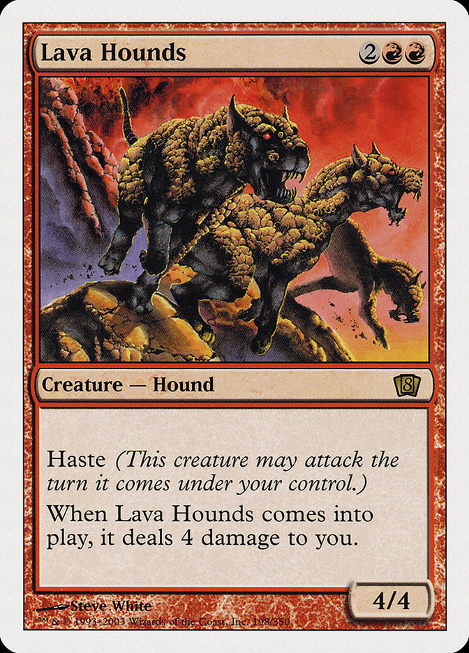 Lava Hounds [Eighth Edition] | Devastation Store