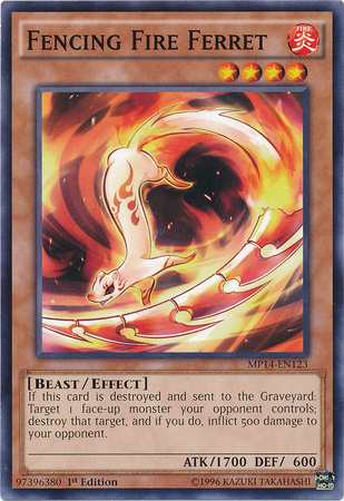 Fencing Fire Ferret [MP14-EN123] Common | Devastation Store