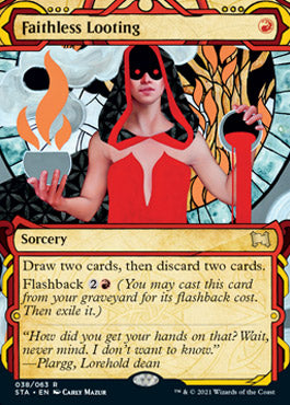 Faithless Looting (Etched Foil) [Strixhaven Mystical Archive] | Devastation Store