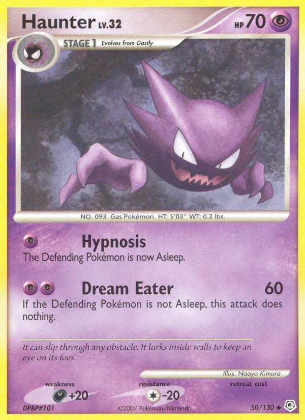 Haunter (50/130) [Diamond & Pearl: Base Set] | Devastation Store