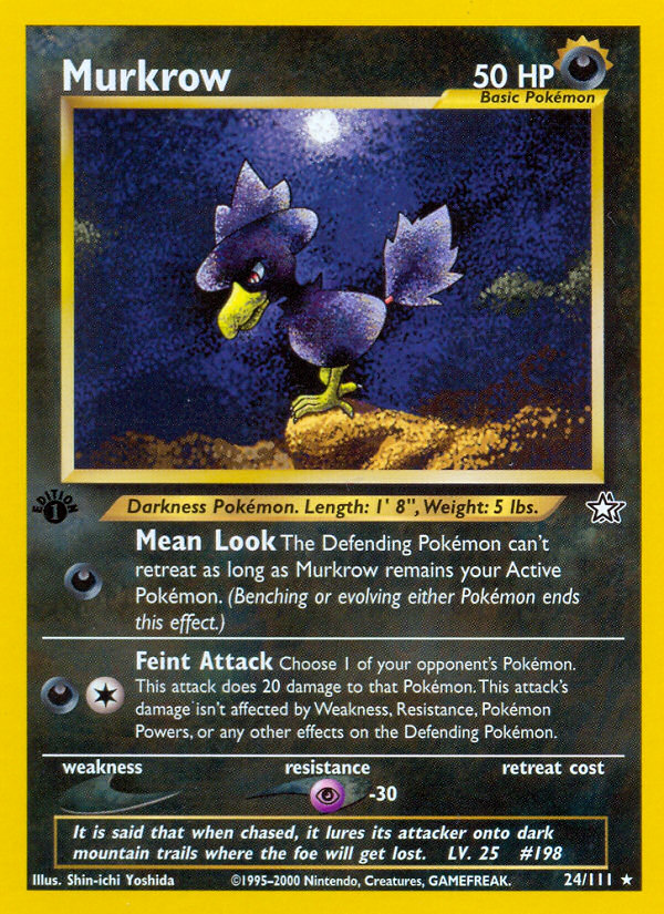 Murkrow (24/111) [Neo Genesis 1st Edition] | Devastation Store