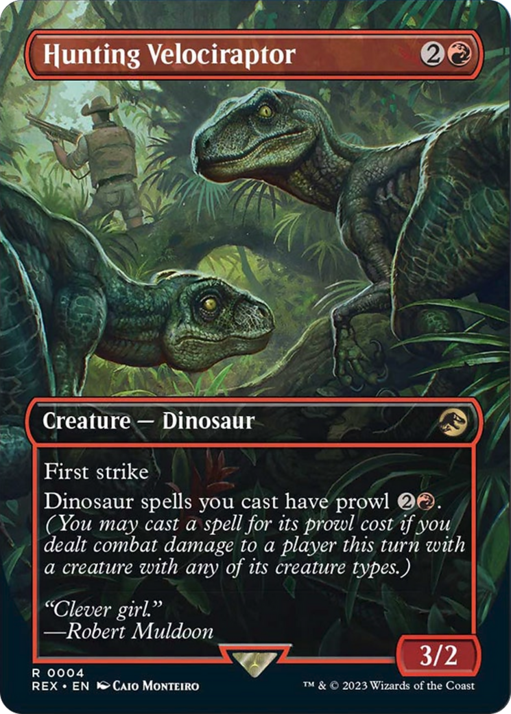 Hunting Velociraptor (Borderless) [Jurassic World Collection] | Devastation Store