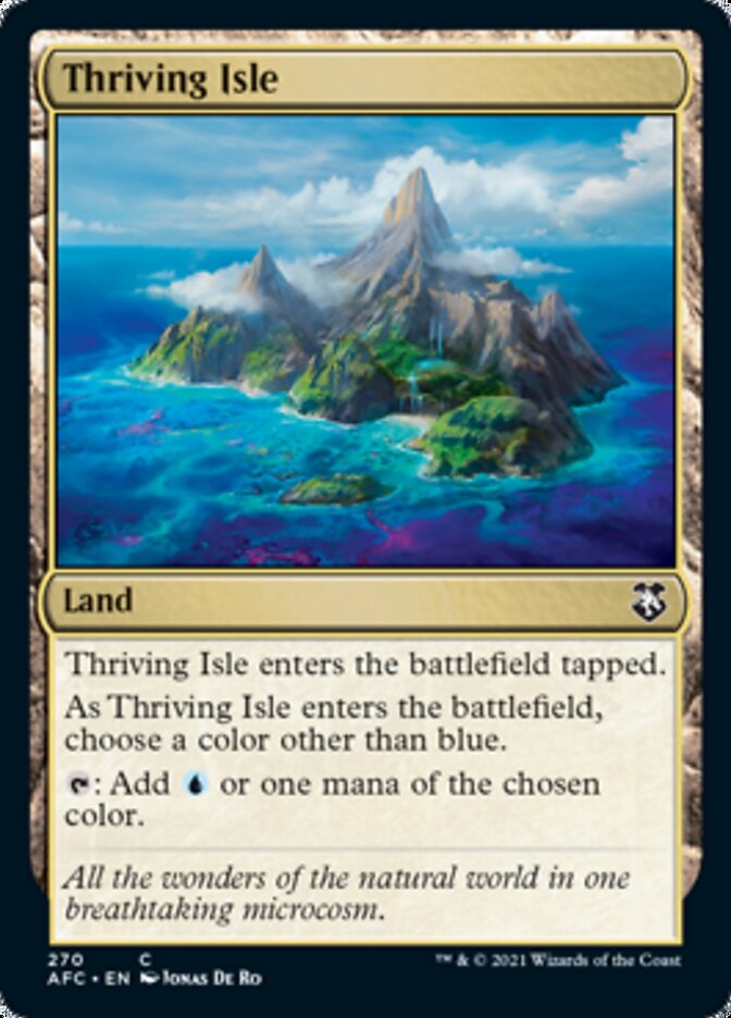 Thriving Isle [Dungeons & Dragons: Adventures in the Forgotten Realms Commander] | Devastation Store