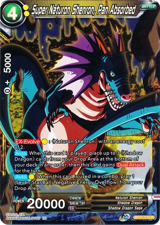 Super Naturon Shenron, Pan Absorbed [BT11-113] | Devastation Store