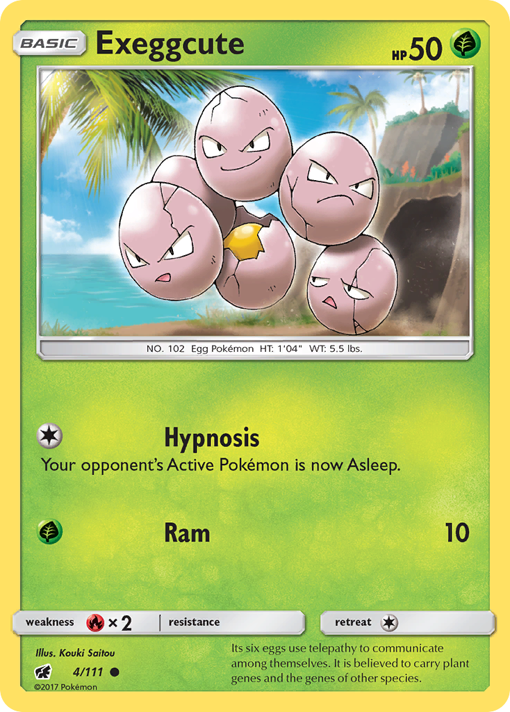 Exeggcute (4/111) [Sun & Moon: Crimson Invasion] | Devastation Store
