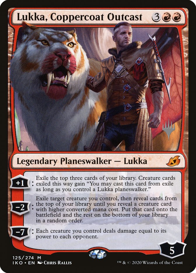 Lukka, Coppercoat Outcast (Promo Pack) [Ikoria: Lair of Behemoths Promos] | Devastation Store