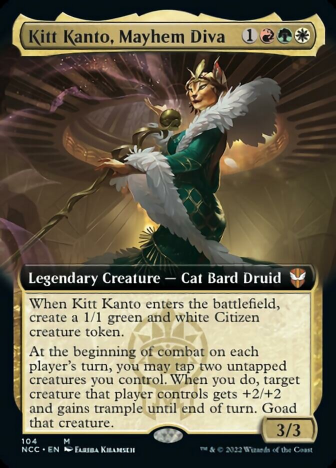 Kitt Kanto, Mayhem Diva (Extended Art) [Streets of New Capenna Commander] | Devastation Store