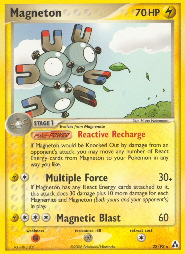Magneton (22/92) [EX: Legend Maker] | Devastation Store