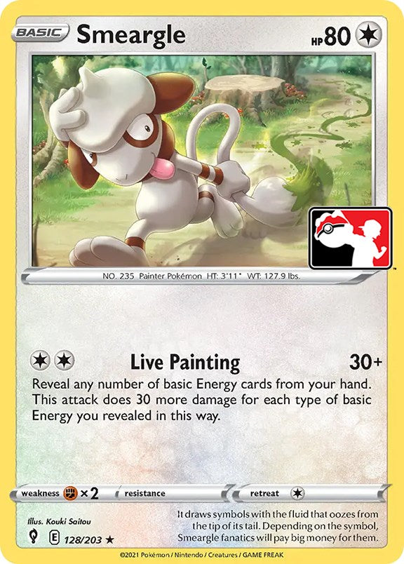 Smeargle (128/203) [Prize Pack Series One] | Devastation Store