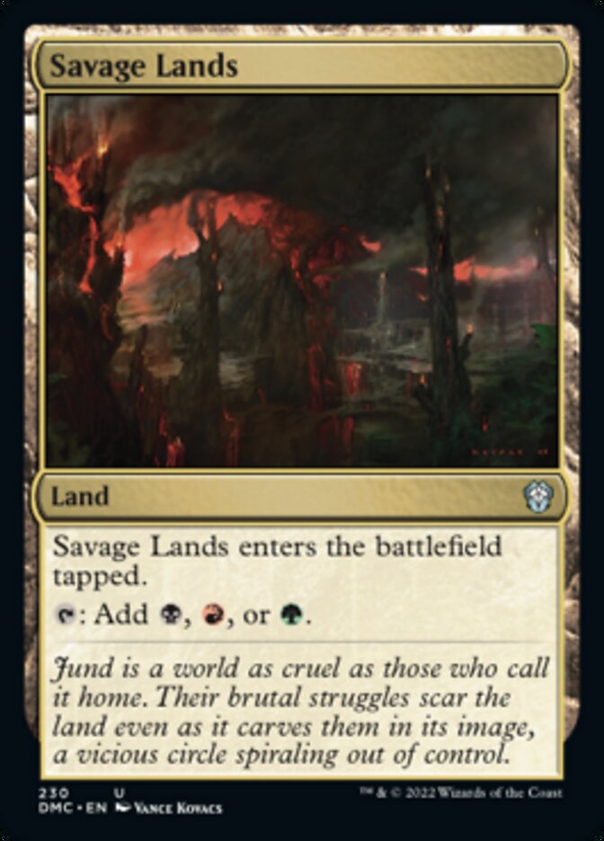 Savage Lands [Dominaria United Commander] | Devastation Store