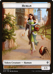Human // Clue Double-sided Token [Pioneer Challenger Decks 2022] | Devastation Store