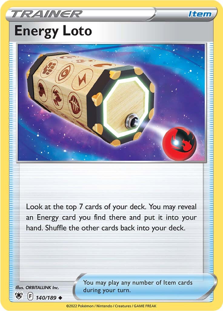 Energy Loto (140/189) [Sword & Shield: Astral Radiance] | Devastation Store