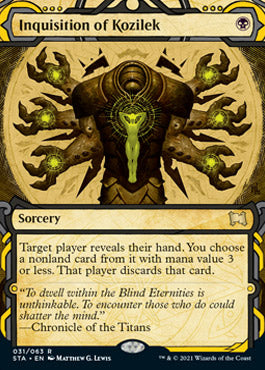 Inquisition of Kozilek (Etched Foil) [Strixhaven Mystical Archive] | Devastation Store