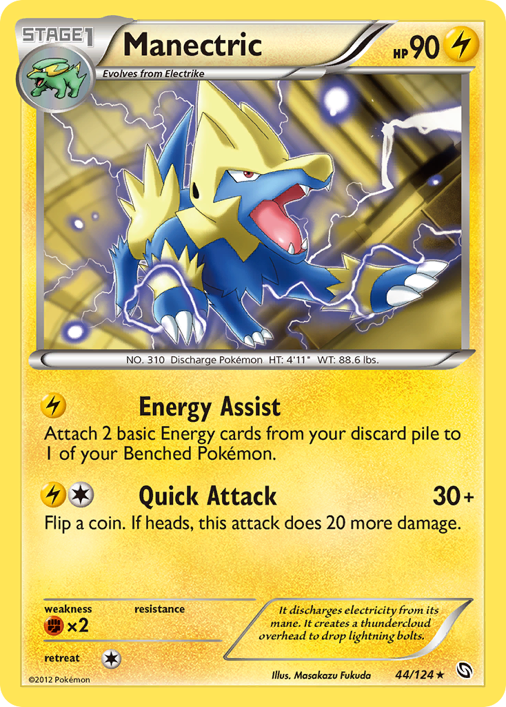 Manectric (44/124) [Black & White: Dragons Exalted] | Devastation Store
