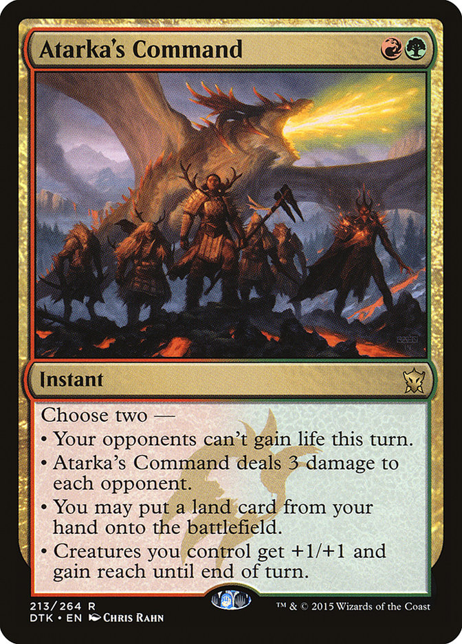 Atarka's Command [Dragons of Tarkir] | Devastation Store