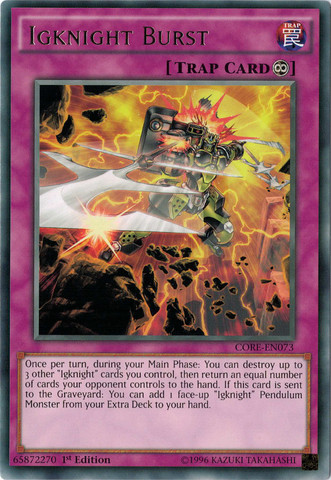 Igknight Burst [CORE-EN073] Rare | Devastation Store