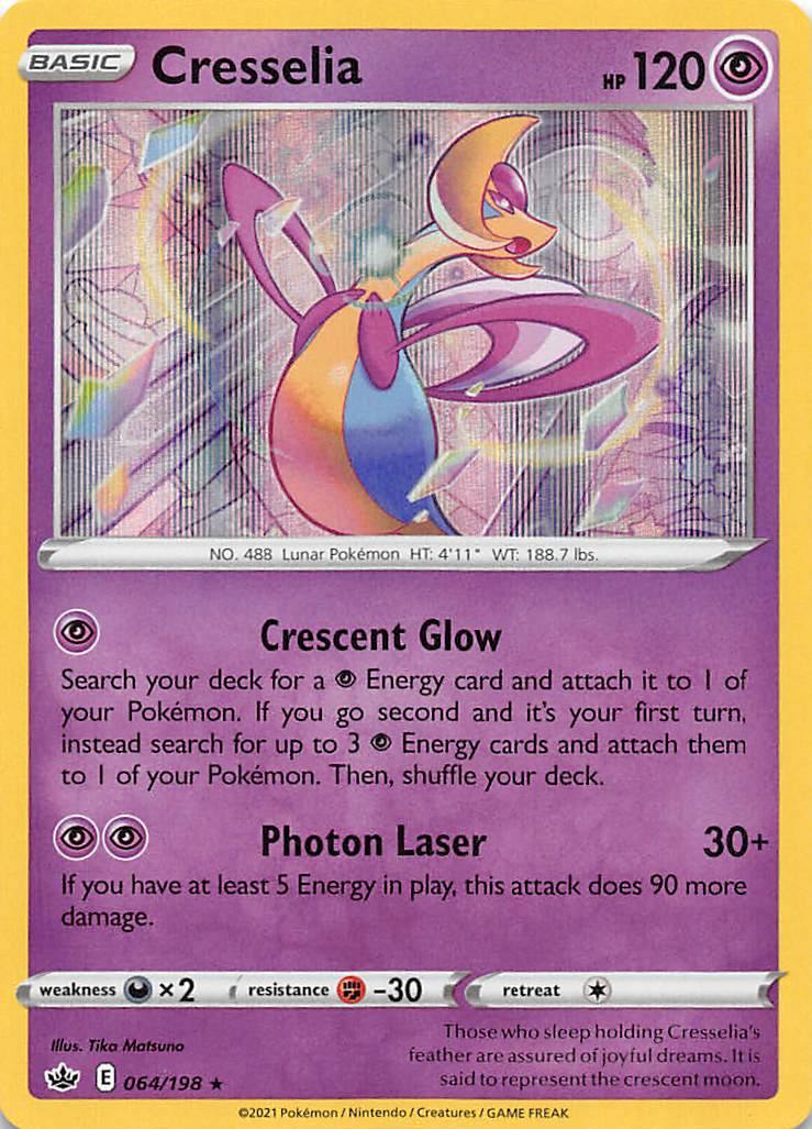 Cresselia (064/198) [Sword & Shield: Chilling Reign] | Devastation Store