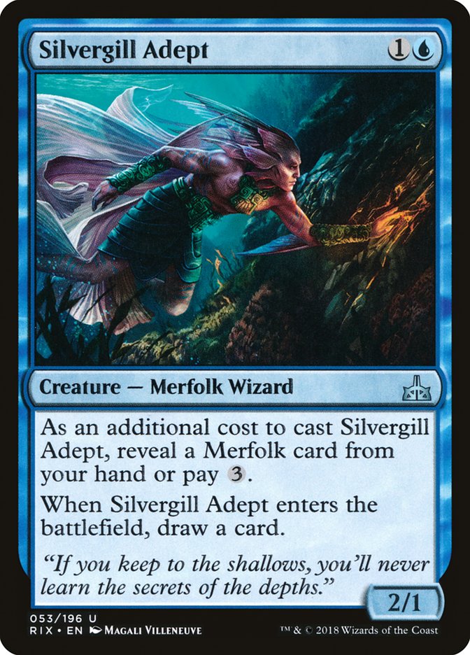 Silvergill Adept [Rivals of Ixalan] - Devastation Store | Devastation Store