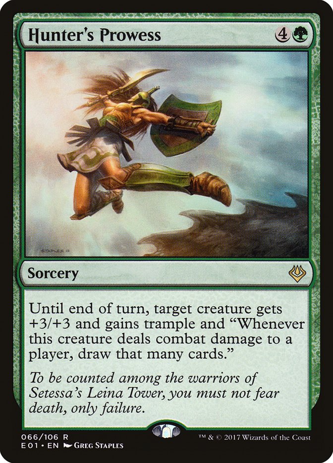 Hunter's Prowess [Archenemy: Nicol Bolas] | Devastation Store