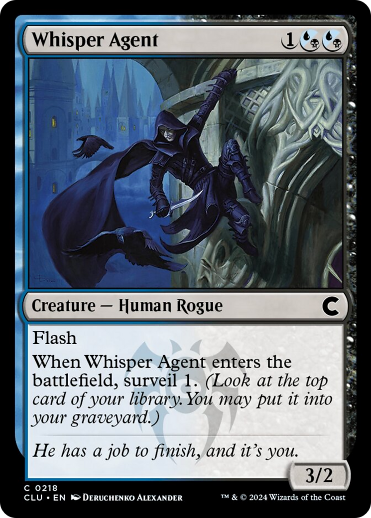Whisper Agent [Ravnica: Clue Edition] | Devastation Store