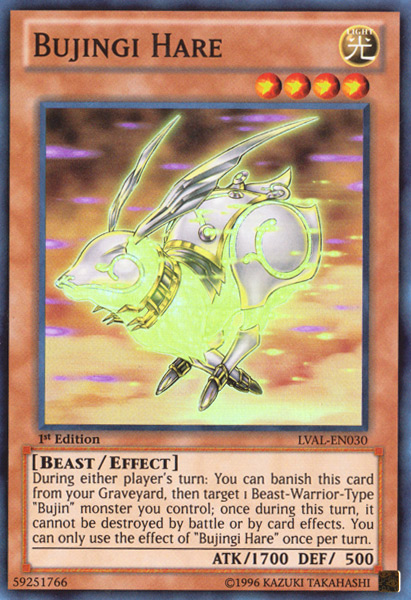Bujingi Hare [LVAL-EN030] Super Rare | Devastation Store