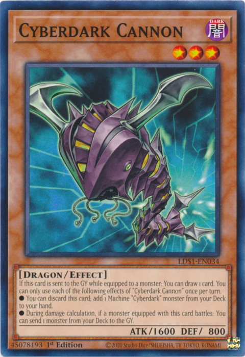 Cyberdark Cannon [LDS1-EN034] Common | Devastation Store