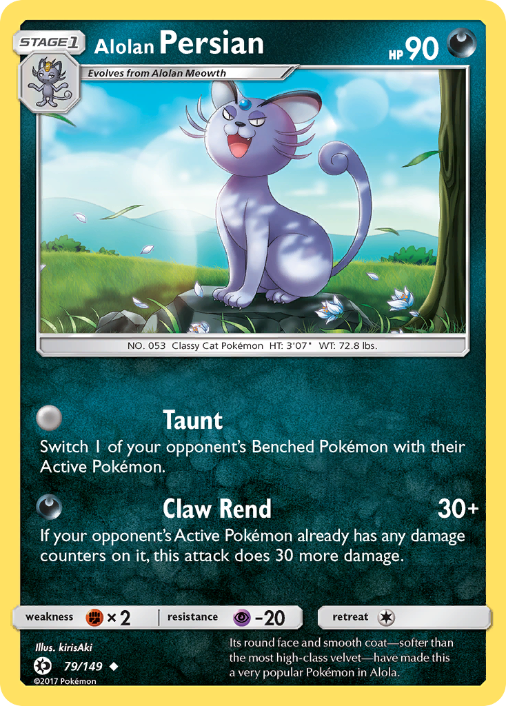 Alolan Persian (79/149) [Sun & Moon: Base Set] | Devastation Store