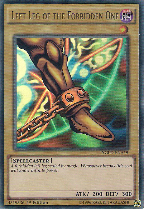 Left Leg of the Forbidden One [YGLD-ENA19] Ultra Rare | Devastation Store