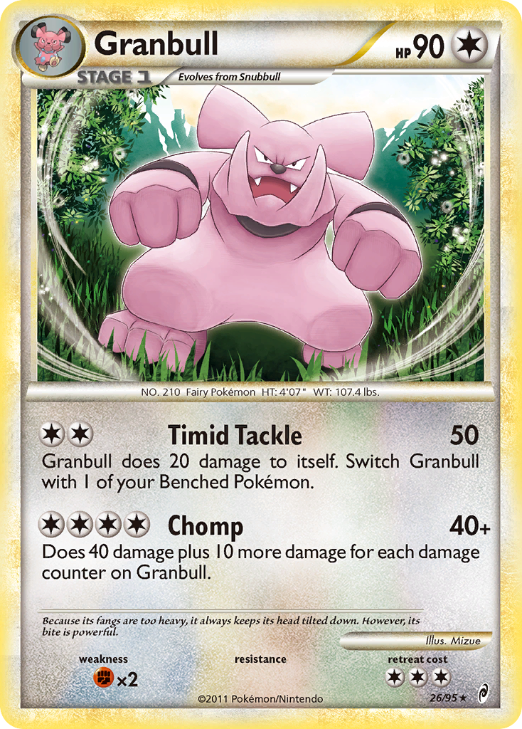 Granbull (26/95) [HeartGold & SoulSilver: Call of Legends] | Devastation Store