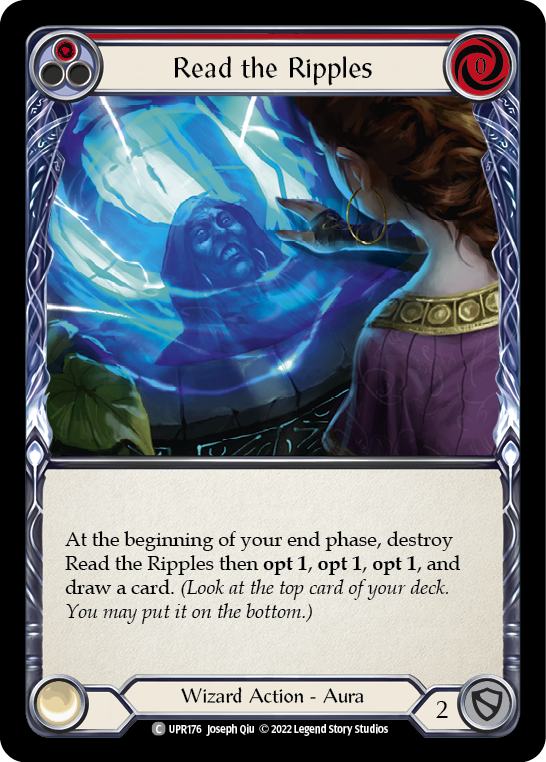 Read the Ripples (Red) [UPR176] (Uprising)  Rainbow Foil | Devastation Store