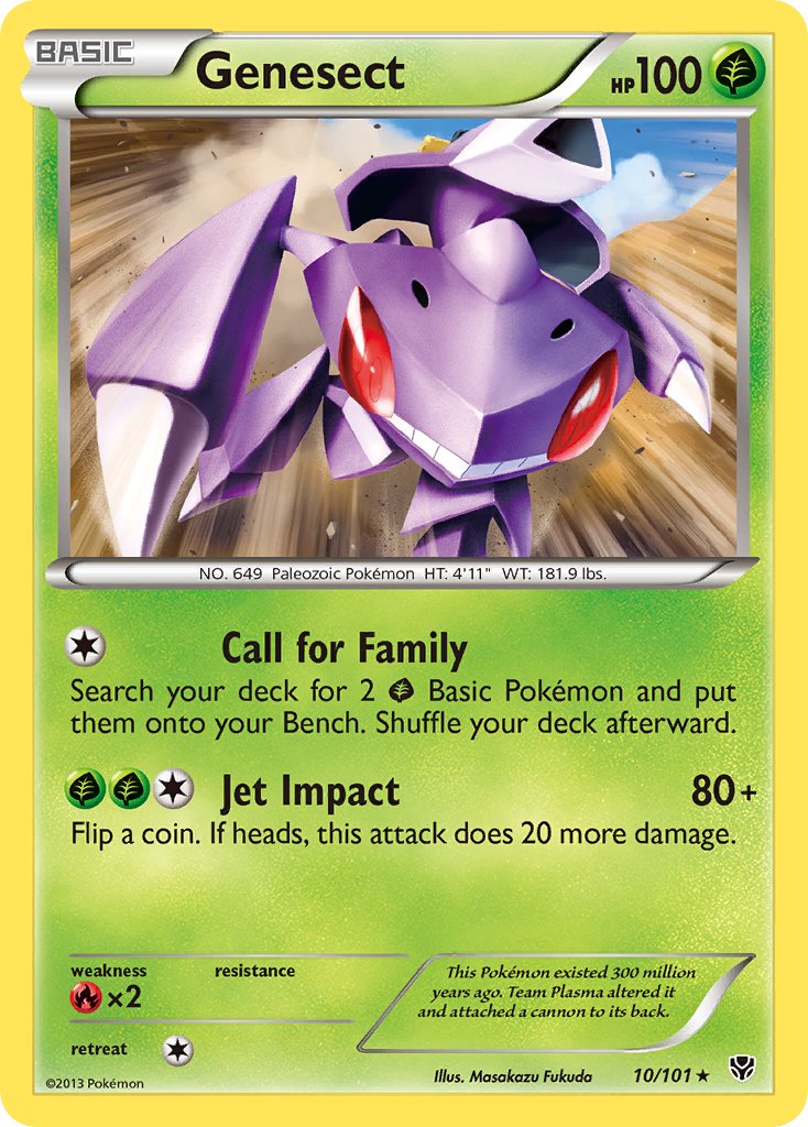 Genesect (10/101) (Theme Deck Exclusive) [Black & White: Plasma Blast] | Devastation Store