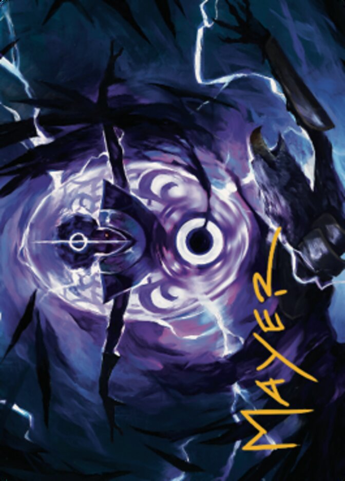 Rona's Vortex Art Card (Gold-Stamped Signature) [Dominaria United Art Series] | Devastation Store