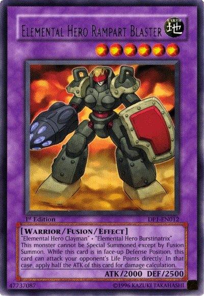 Elemental Hero Rampart Blaster [DP1-EN012] Rare | Devastation Store