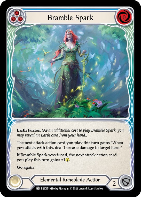 Bramble Spark (Blue) [BRI015] (Tales of Aria Briar Blitz Deck)  1st Edition Normal | Devastation Store