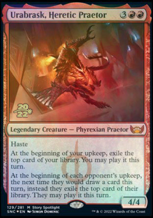 Urabrask, Heretic Praetor [Streets of New Capenna Prerelease Promos] | Devastation Store