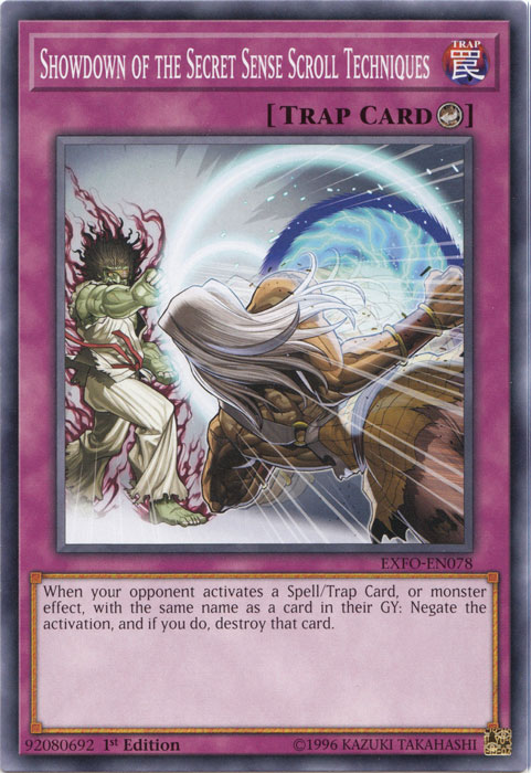 Showdown of the Secret Sense Scroll Techniques [EXFO-EN078] Common | Devastation Store