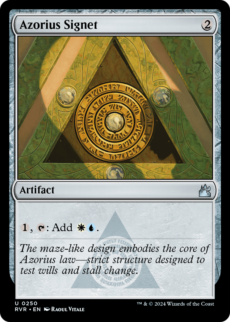 Azorius Signet [Ravnica Remastered] | Devastation Store