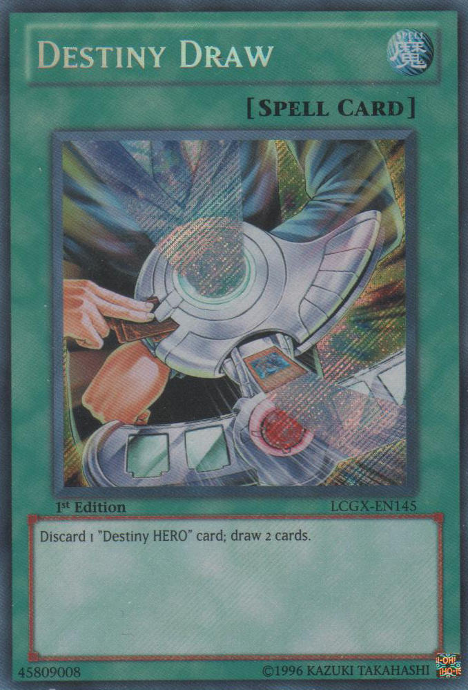 Destiny Draw [LCGX-EN145] Secret Rare | Devastation Store