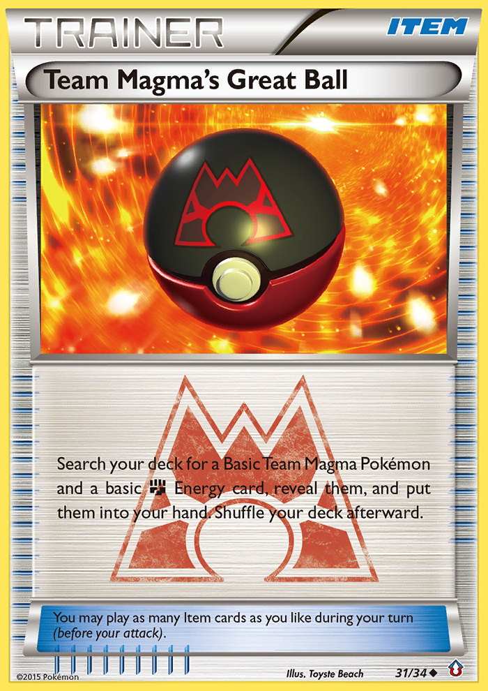 Team Magma's Great Ball (31/34) [XY: Double Crisis] | Devastation Store