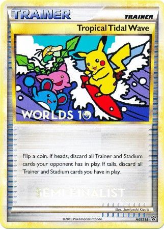 Tropical Tidal Wave (HGSS18) (Semi Finalist) [HeartGold & SoulSilver: Black Star Promos] | Devastation Store