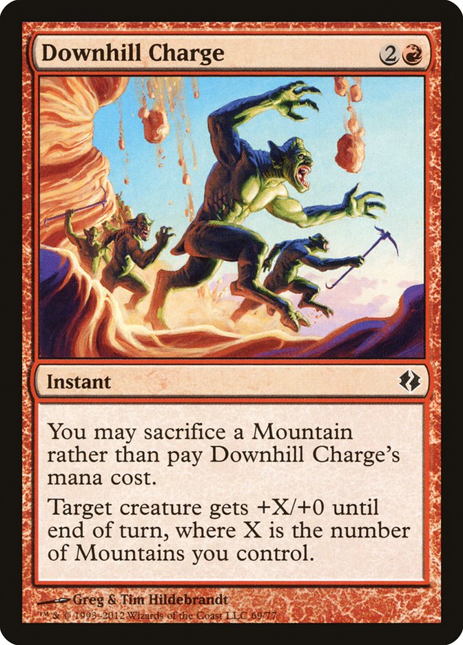 Downhill Charge [Duel Decks: Venser vs. Koth] - Devastation Store | Devastation Store