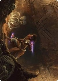 Dogged Pursuit Art Card [Kaldheim: Art Series] | Devastation Store