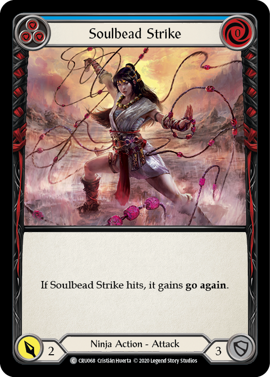 Soulbead Strike (Blue) [CRU068] 1st Edition Normal - Devastation Store | Devastation Store